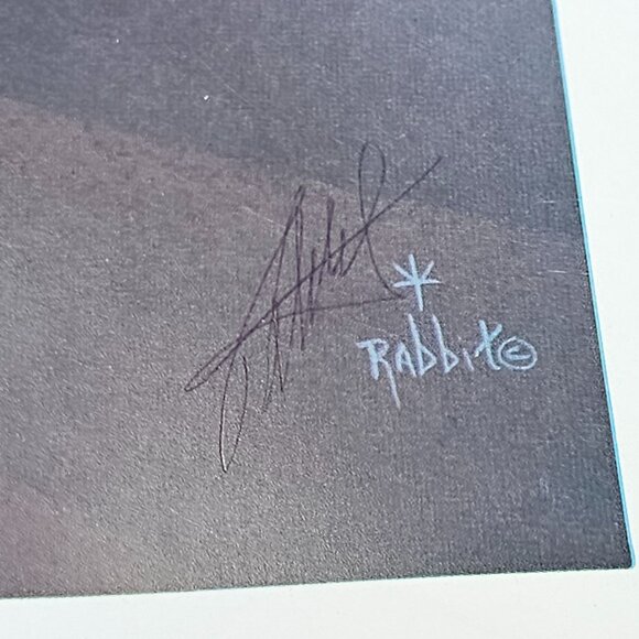 Native American Artist Bill Rabbit Pen Signed Lithograph Print Rabbit Tales - Picture 2 of 8